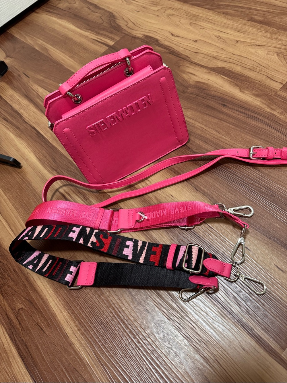 Steve Madden Hot Pink Crossbody Bag - Picture 13 of 13